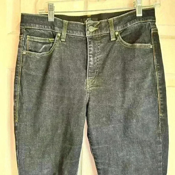 LULAROE Magic Waist Stretch Dark Wash Cuffed Jeans Style L-161367 Size 30 - Picture 7 of 10